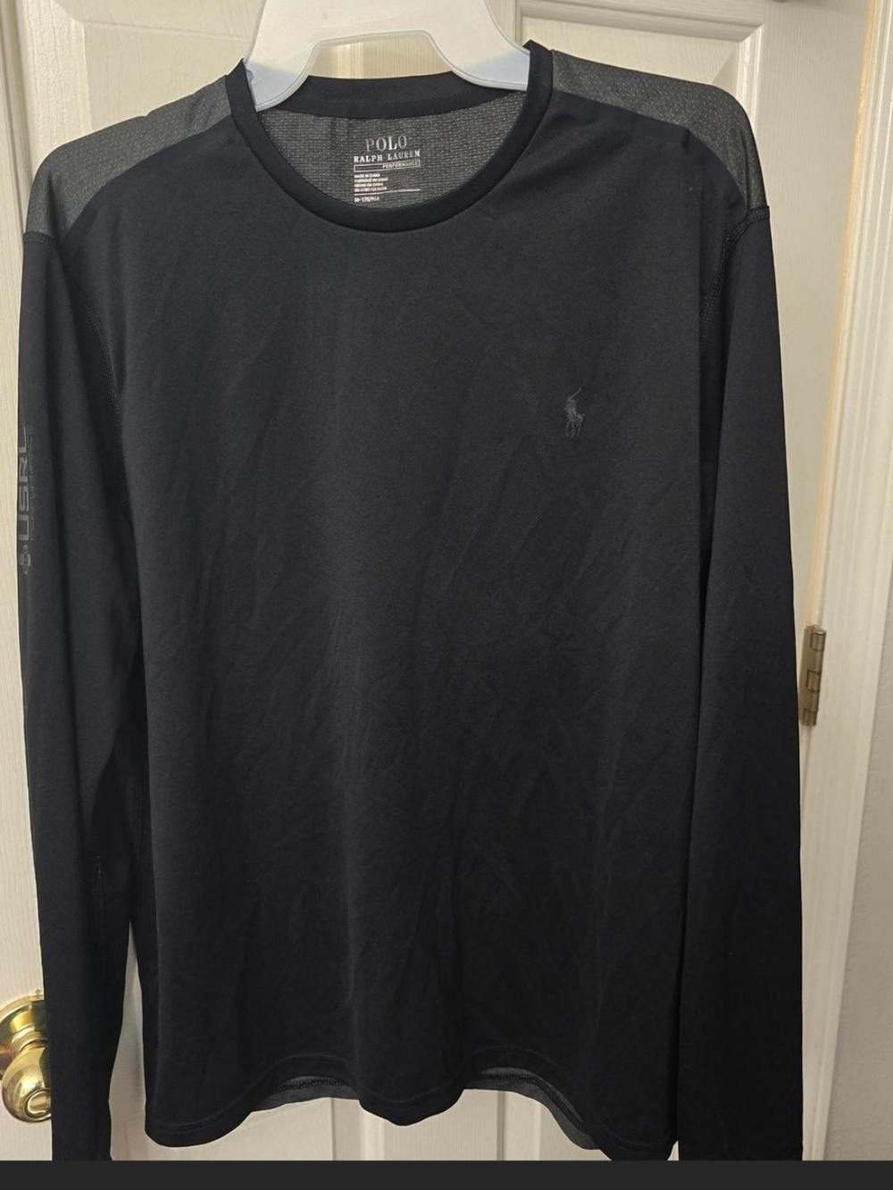 Polo by Ralph Lauren Black Long-Sleeve Performance Shirt